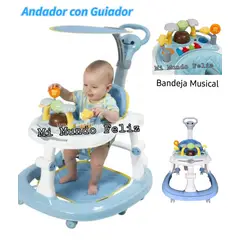 EBABY - Andador para bebe Carrito tablero musical Ven conmigo Celest