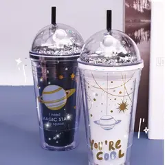 GENERICO - Vaso tomatodo astronauta galaxi space kawaii