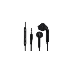 Audífonos hands free con micrófono para samsung galaxy s6-s5- s4-negro