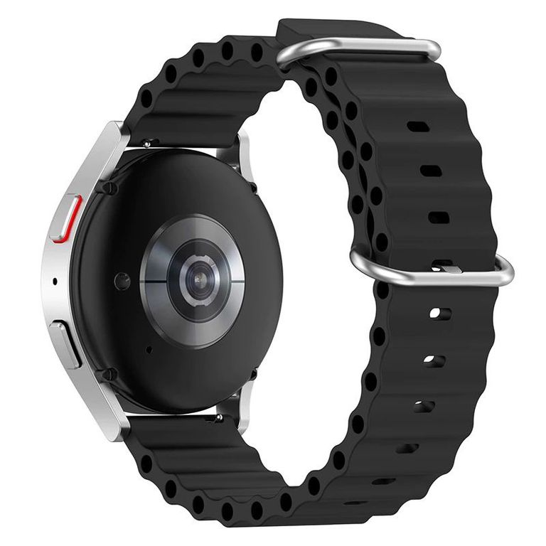 Correa Silicona Ocean para XIAOMI WATCH S1 - S1 ACTIVE - Negro