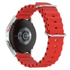GENERICO - Correa Silicona Ocean para XIAOMI WATCH S1 - S1 ACTIVE - Rojo