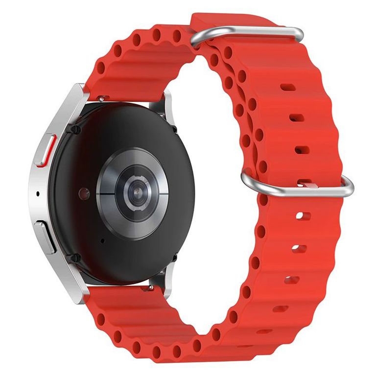 Correa Silicona Ocean para SAMSUNG WATCH 46mm - FRONTIER - Rojo