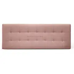 GENERICO - Cabecera tapizada - nicole - 2 plazas - color Palo rosa