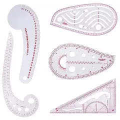 GENERICO - Costura Regla Sastre Conjunto Accesorios De Curva Francesa