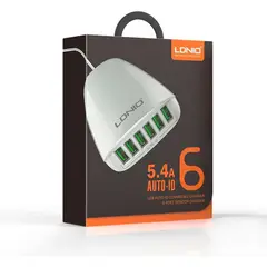 LDNIO - Multiple cargador de pared 5carga rapida 6celulares al mismo tiempo