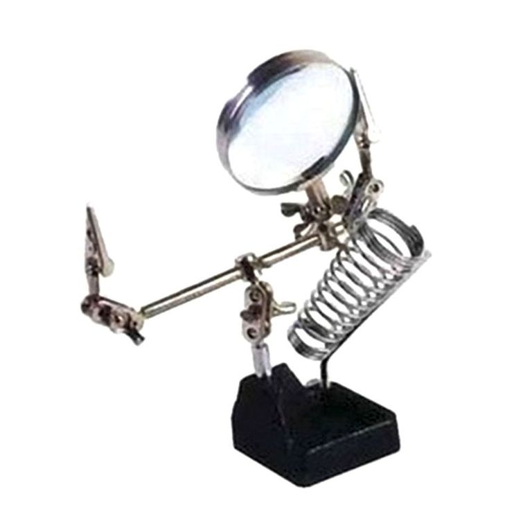 Soporte sujetador con LUPA - modelo ZD-10G