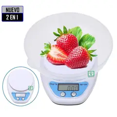 GENERICO - Balanza Gramera Digital 5kg de Repostería 2en1