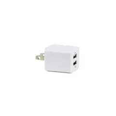 GENERICO - Doble puerto usb21a 10w ac viaje cargador para el iphone ipad blanca