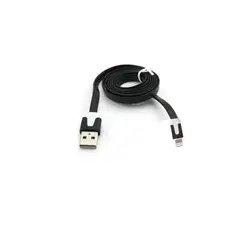 GENERICO - Generic - cable usb de silicona para iphone 5 - negro