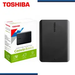 TOSHIBA - Disco Duro Externo Canvio Basics 1TB - Negro Mate - Portátil