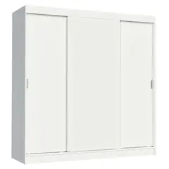 MADESA - Ropero Reno 3 Puertas Corredizas 4 Cajones