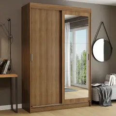 MADESA - Ropero Tokio 2 Puertas Corredizas 1 Espejo