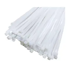 GENERICO - Precinto de Seguridad Pillko 300mm x 4.8mm - Blanco