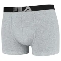 FILA - Bóxer Pretina Ancha Plomo Claro