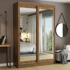 MADESA - Ropero Tokio 2 Puertas Corredizas con Espejos