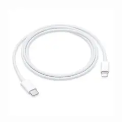 APPLE - Cable de USB-C a Conector Lightning 1m Original - Blanco