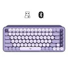 LOGITECH - Teclado Pop Keys Multi-Device Bluetooth Cosmos Lavender