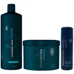 SEBASTIAN - Shampoo 1000ml Mascarilla Crema Twisted