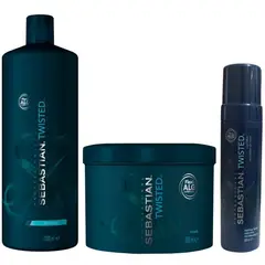 SEBASTIAN - Shampoo 1000ml Mascarilla Mousse Twisted