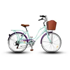 JAFI - Bicicleta de paseo Jafy Lady Loving Aro 24 Verde