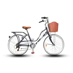 JAFI - Bicicleta de paseo Jafy Lady Loving Aro 24 Negro