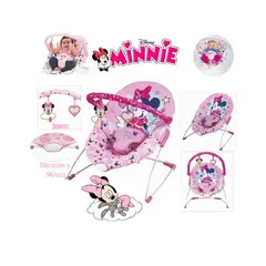 DISNEY - Mcedora bouncer minnie baby lux stars Fucsia
