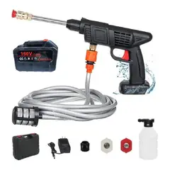GENERICO - Hidrolavadora Alta Presión Inalámbrica Para Carros Motos 160v
