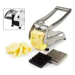 GENERICO - Cortador picador de papas y verduras de acero inoxidable