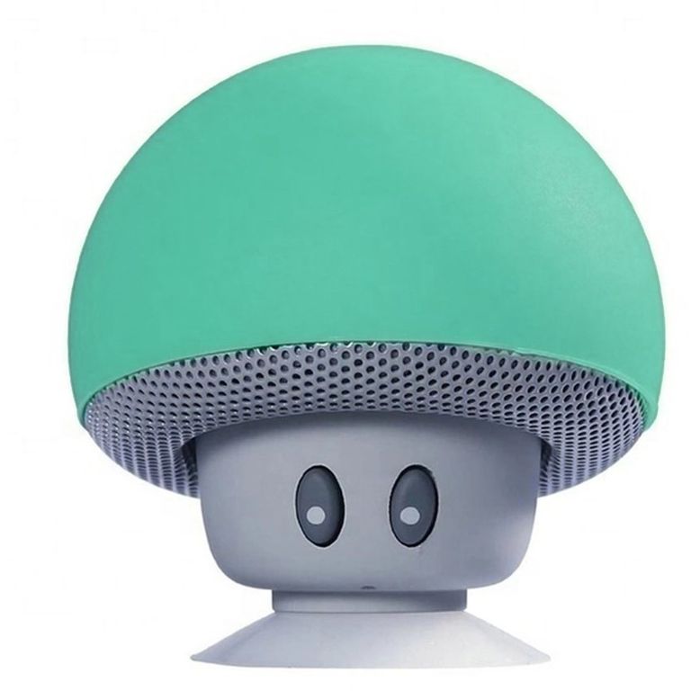 Parlante bluetooth honguito con ventosa sonido stereo