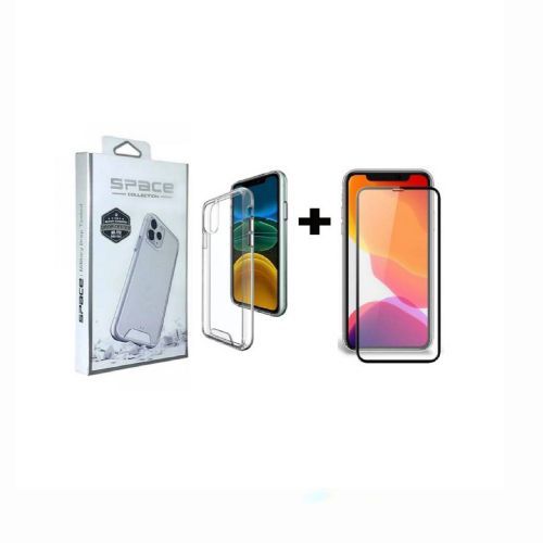 Case Transparente Iphone 13 Pro + Mica de Vidrio.