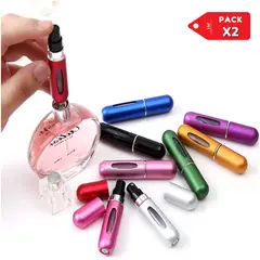 INSPIRA MARKET - Atomizador dispensador cápsula de perfume para viaje 5ml Pack x2