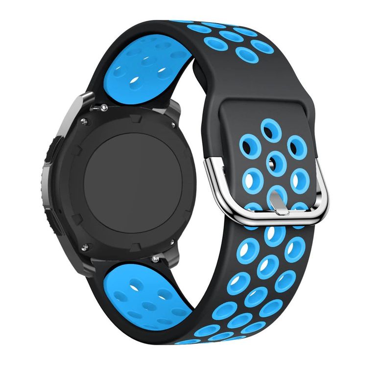 Correa Silicona Deport para Samsung Watch ACTIVE 1 / 2 - N/Azul