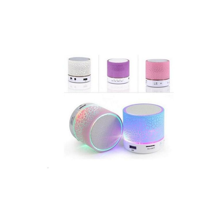 Inalámbrico portátil led mini altavoz a9 bluetooth fm tf usb -azul