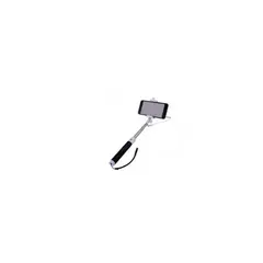 GENERICO - Monopod palo para selfiecon cableboton en el mango para celular