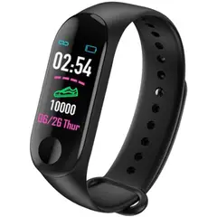 GENERICO - Reloj deportivo monitor presión arterial ritmo cardíaco m3 smart band