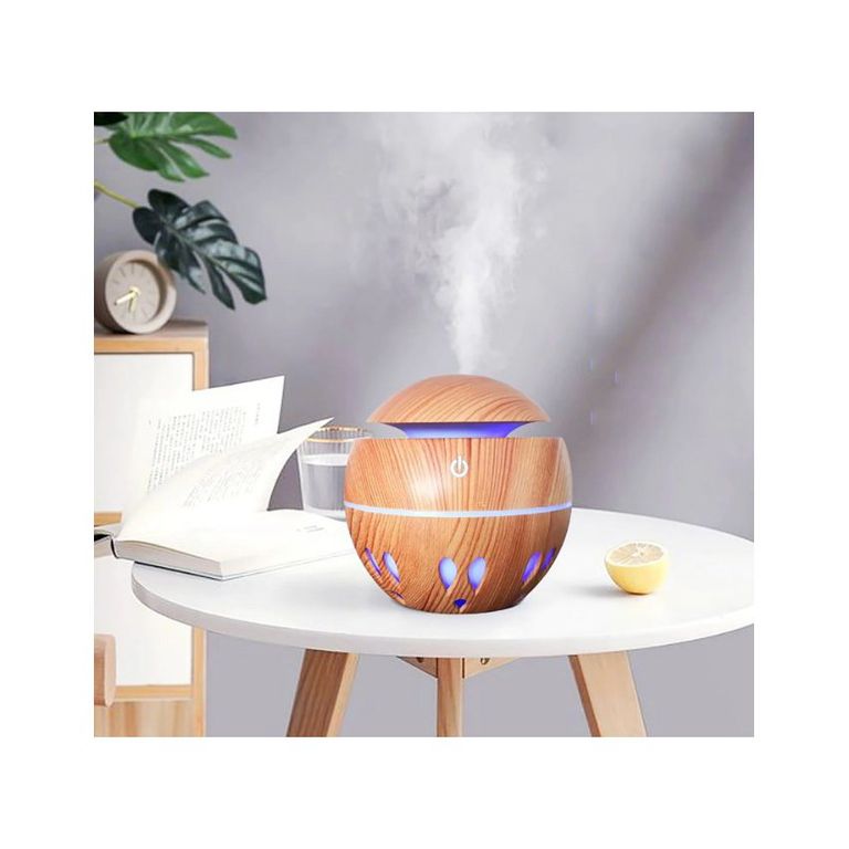 Humidificador ultrasónico purificador de aroma luces led