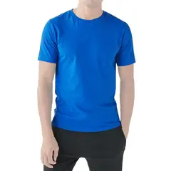 BOSTON - Polo Manga Corta Cuello Redondo Cobalto