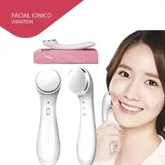 GENERICO - Masajeador facial ondas galvanicas vibración iontororesis portable