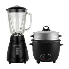 IMACO - Combo Licuadora 1.5l v/v 2 vel bl4125vn+Olla arrocera 1.2l rc6es