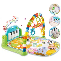 GENERICO - Gimnasio de bebe con piano para patear verde - baby world