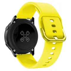 GENERICO - Correa Silicona Liso para XIAOMI MI WATCH - Amarillo