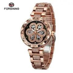 FORSINING - Reloj Automático Acero Oro Rosa FOR-M-3