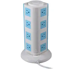 OEM - Torre Enchufe, Tomacorriente, Extesion Multiple 4 Pisos + Puertos USB 2A