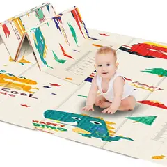 GENERICO - Piso alfombra plegable para bebés y niños 180x200 cm