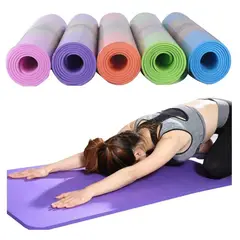 GENERICO - Colchoneta tapete mat de mm para yoga y pilates