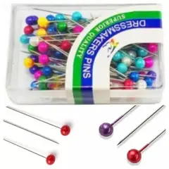 GENERICO - Alfiler - Alfileres Con Cabeza De Colores X100unidades