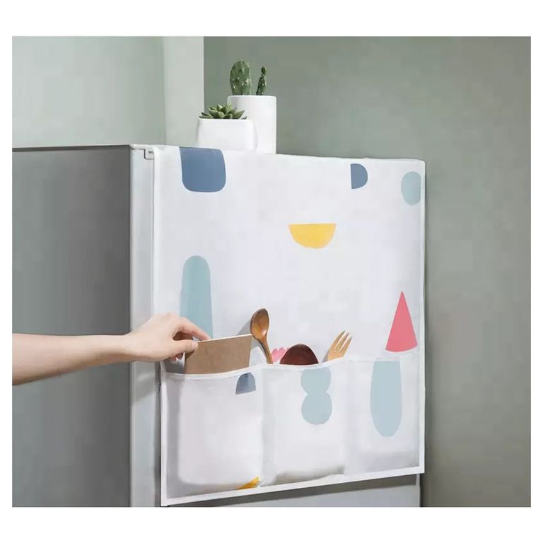 Protector organizador de microondas y refrigerador impermeable