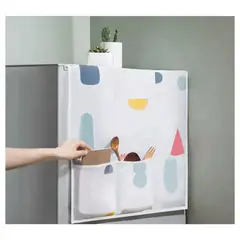 GENERICO - Protector organizador de microondas y refrigerador impermeable