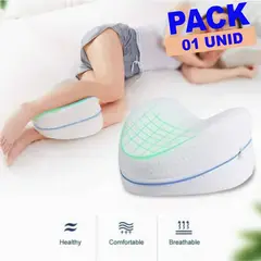 GENERICO - Almohada ortopédica relajante de rodillas piernas para dormir - blanco.