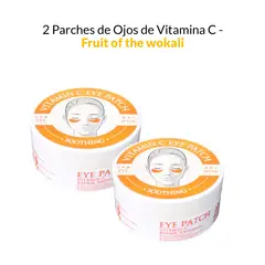 WOKALI - 2 Parches de Ojos de Vitamina C - Fruit of The